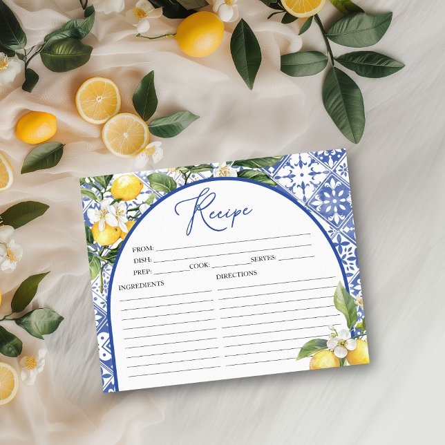 Tarjetas de Recetas para Desayuno Nupcial Mediterr (Subido por el creador)