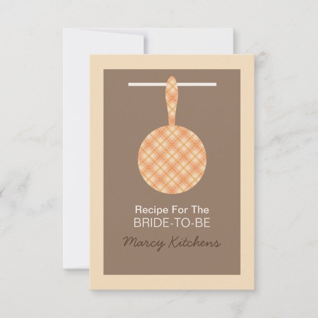 Tarjetas de recetas para Personalizados de cocina  (Anverso)