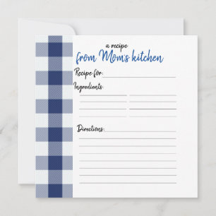 Tarjetas de recetas personalizadas