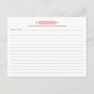 Tarjetas de recetas Rolling Pin