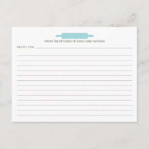 Tarjetas de recetas Rolling Pin