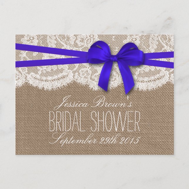 Tarjetas de recetas rusas de ducha de novias con b (Anverso)