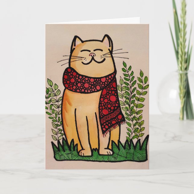 TARJETAS DE RECIBIMIENTO DE CUMPLEAÑOS CAT DAD (Anverso)