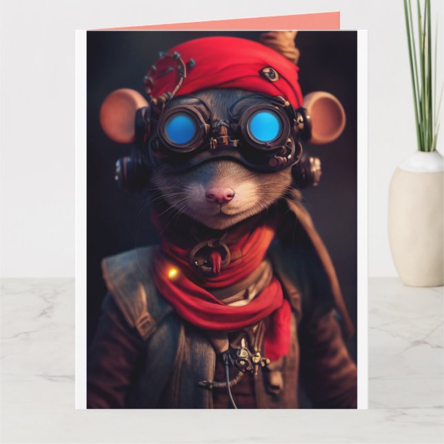 TARJETAS DE RECIBIMIENTO DE CUMPLEAÑOS DE PUNK CIB (Anverso)