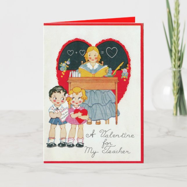 TARJETAS DE RECIBIMIENTO DE día de San Valentín PA (Anverso)