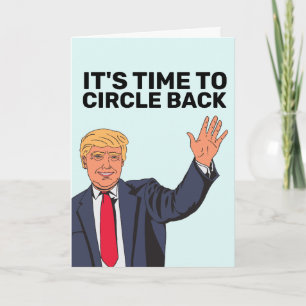 TARJETAS DE RECIBIMIENTO DE DONALD TRUMP