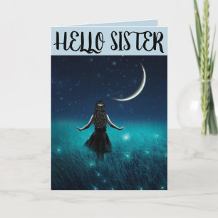 TARJETAS DE RECIBIMIENTO DE LA HERMANA HERMANA DE