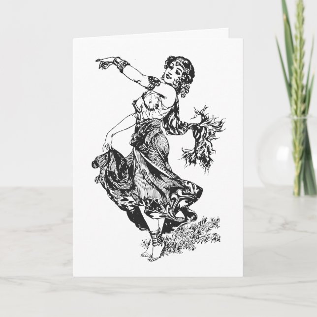 TARJETAS DE RECIBIMIENTO DEL BAILADOR Belly (Anverso)