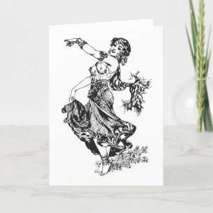 TARJETAS DE RECIBIMIENTO DEL BAILADOR Belly