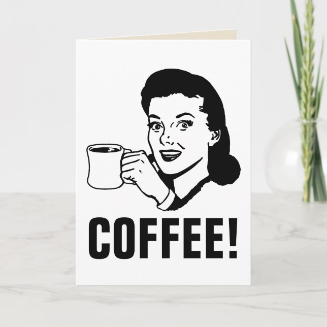 TARJETAS DE RECIBIMIENTO TEMÁTICAS DE CAFÉ, PARA G (Anverso)