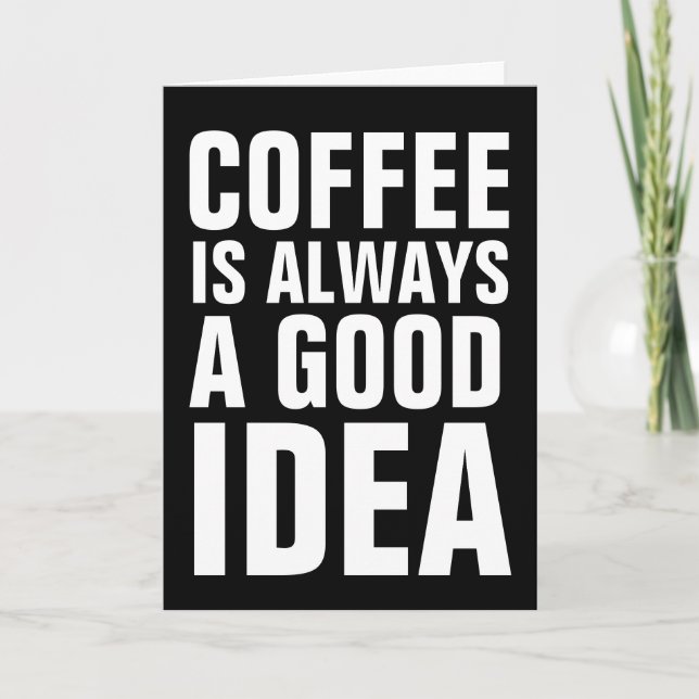 TARJETAS DE RECIBIMIENTO TEMÁTICO DEL CAFÉ, AMANTE (Anverso)