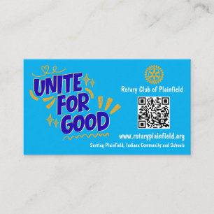 Tarjetas de reclutamiento del Rotary Club de Plain