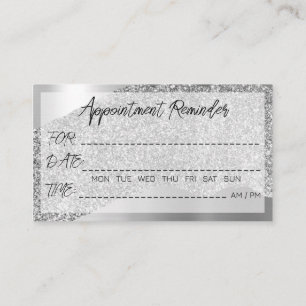 Tarjetas de recordatorio de cita Llave de Purpurin