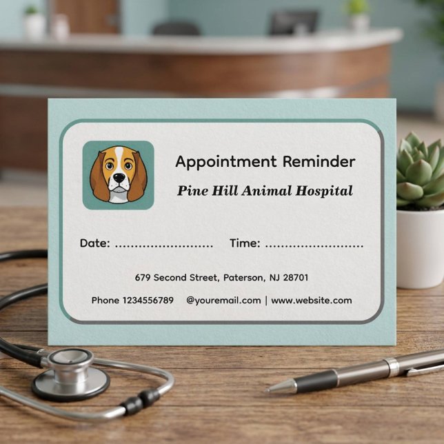 Tarjetas de Recordatorio de Citas Veterinarias Mod (Subido por el creador)