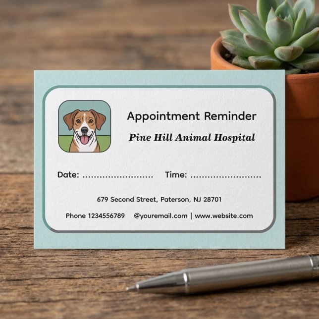 Tarjetas de Recordatorio de Citas Veterinarias Mod (Subido por el creador)