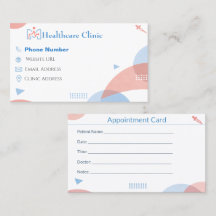 Tarjetas de Recordatorio Dental para Citas de Clín