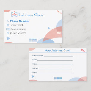 Tarjetas de Recordatorio Dental para Citas de Clín