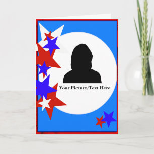 Tarjetas de recorte patriótico de Personalizable