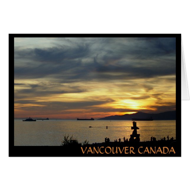 Tarjetas de recuerdo de Vancouver (Anverso (Horizontal))