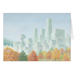 Tarjetas de recuerdo de Vancouver BC para tarjetas