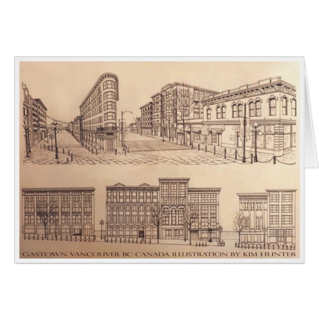 Tarjetas de recuerdo de Vancouver Tarjetas de arte (Anverso (Horizontal))