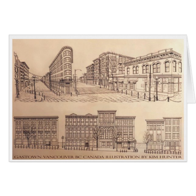 Tarjetas de recuerdo de Vancouver Tarjetas de arte (Anverso (Horizontal))
