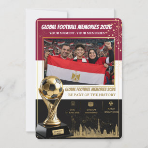 Tarjetas de Recuerdos de Fútbol Global 2026
