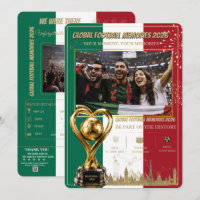 Tarjetas de Recuerdos de Fútbol Global 2026