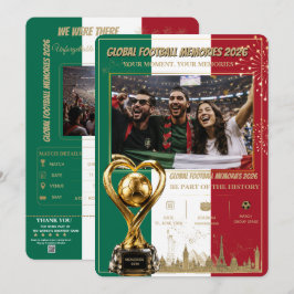 Tarjetas de Recuerdos de Fútbol Global 2026