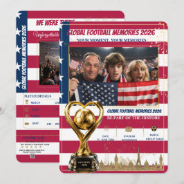 Tarjetas de Recuerdos de Fútbol Global 2026