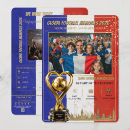Tarjetas de Recuerdos de Fútbol Global 2026