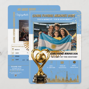 Tarjetas de Recuerdos de Fútbol Global 2026