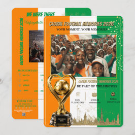Tarjetas de Recuerdos de Fútbol Global 2026
