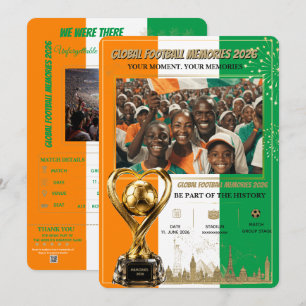 Tarjetas de Recuerdos de Fútbol Global 2026
