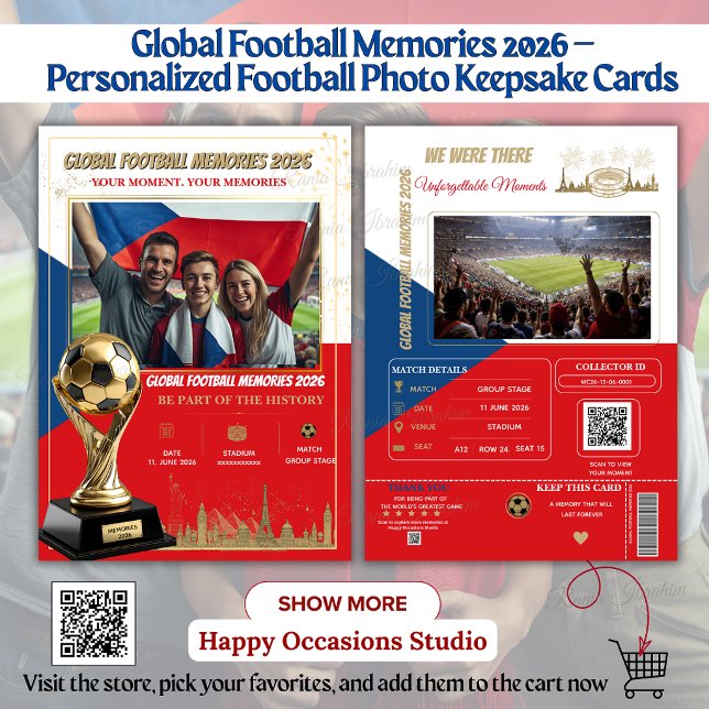 Tarjetas de Recuerdos de Fútbol Global 2026 (Subido por el creador)