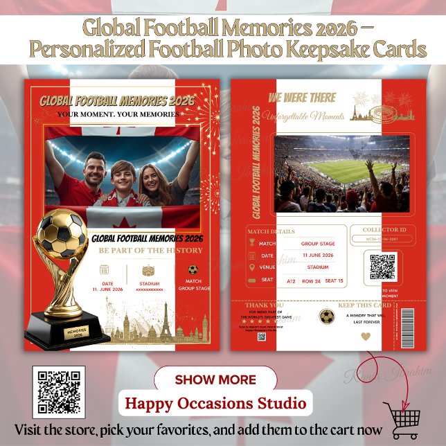 Tarjetas de Recuerdos de Fútbol Global 2026 (Subido por el creador)