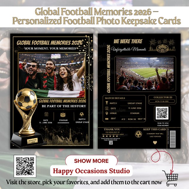 Tarjetas de Recuerdos de Fútbol Global 2026 (Subido por el creador)