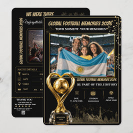 Tarjetas de Recuerdos de Fútbol Global 2026