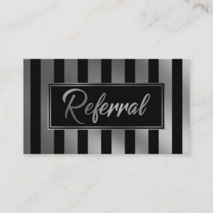Tarjetas de Referencia con Rayas Verticales Platea