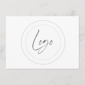 Tarjetas de referencia de logotipo editables