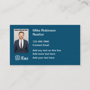 Tarjetas de Referencia de Negocio de Realtor MLS d