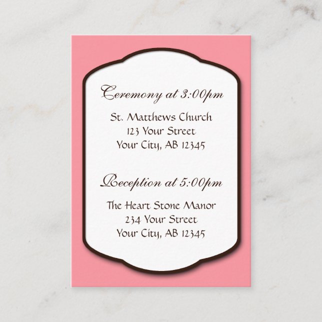 Tarjetas de referencia para invitados de Boda blan (Anverso)