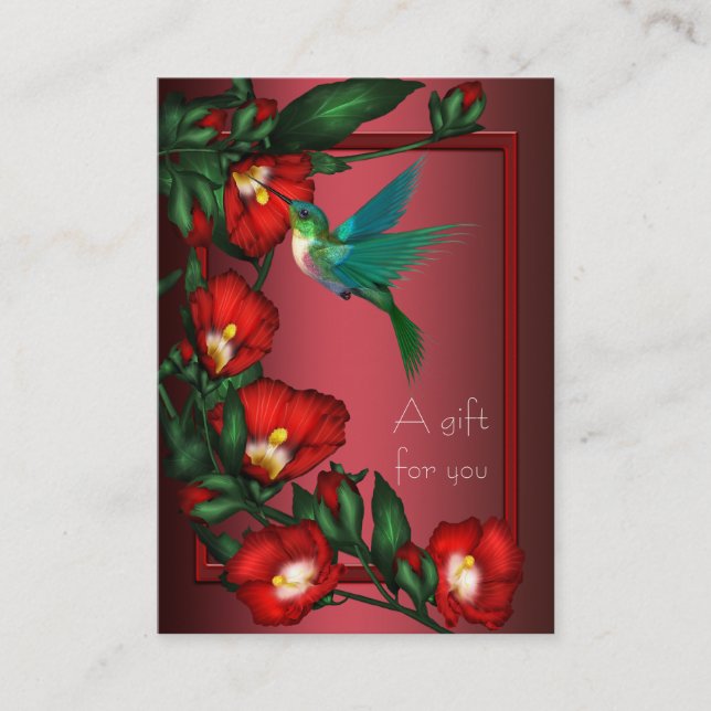 Tarjetas de regalo de certificado de regalo de col (Anverso)