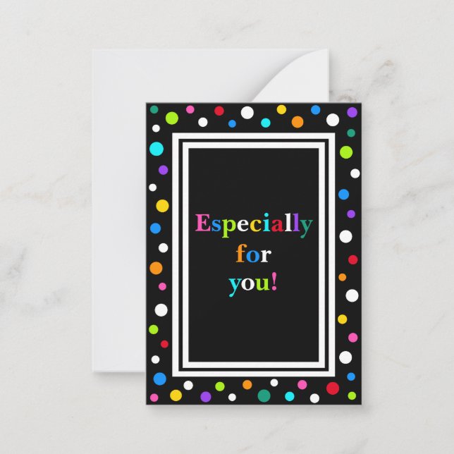 Tarjetas de regalo de punto pequeño_Multi (Anverso)