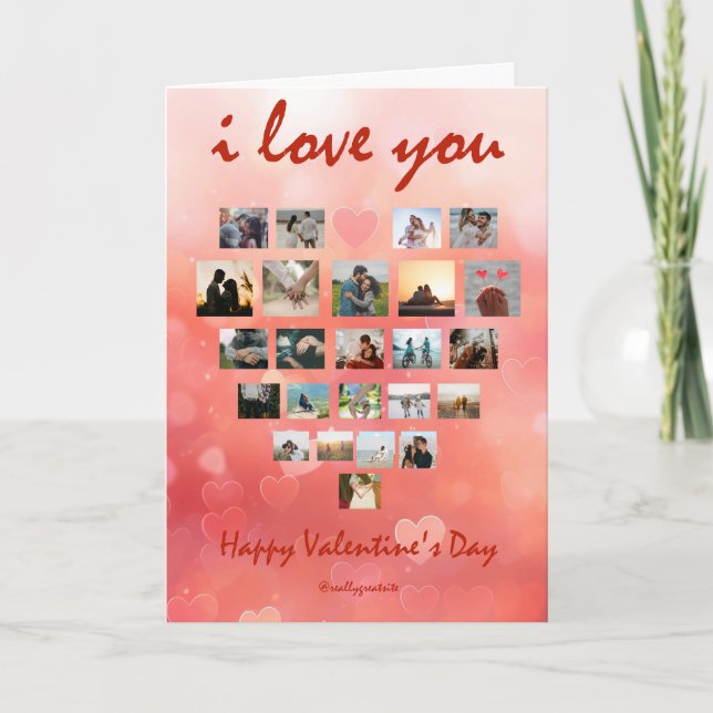 tarjetas de regalo del día de San Valentín (Anverso)