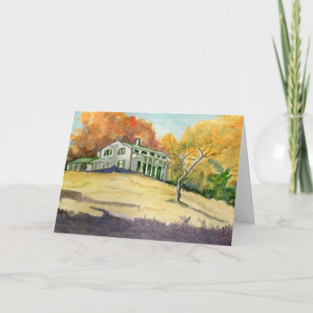 Tarjetas de regalo especializadas para el otoño (Anverso)