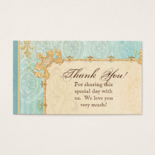 Tarjetas de regalo favoritas - Fleur di Lys Damask