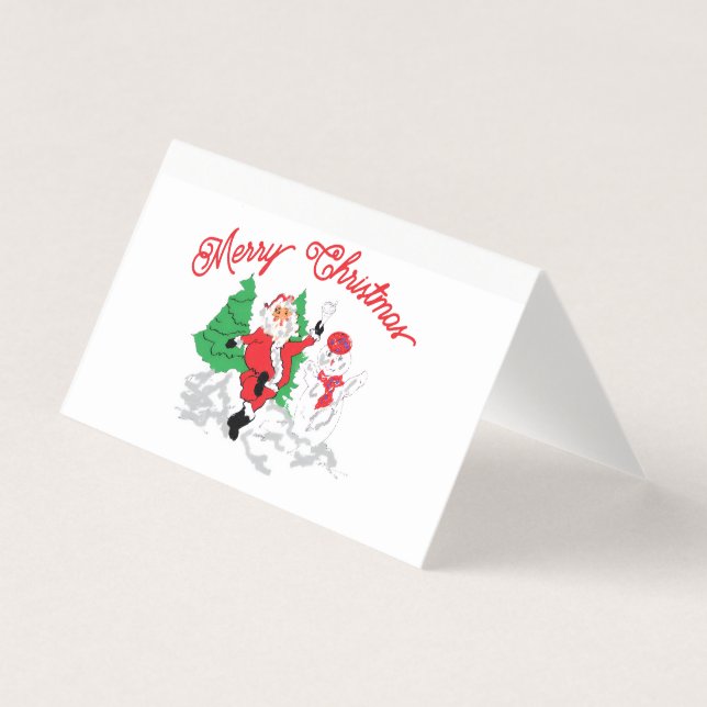 Tarjetas de regalo: Feliz Navidad (Anverso)