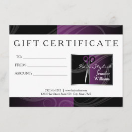 Tarjetas de regalo Hair Salon