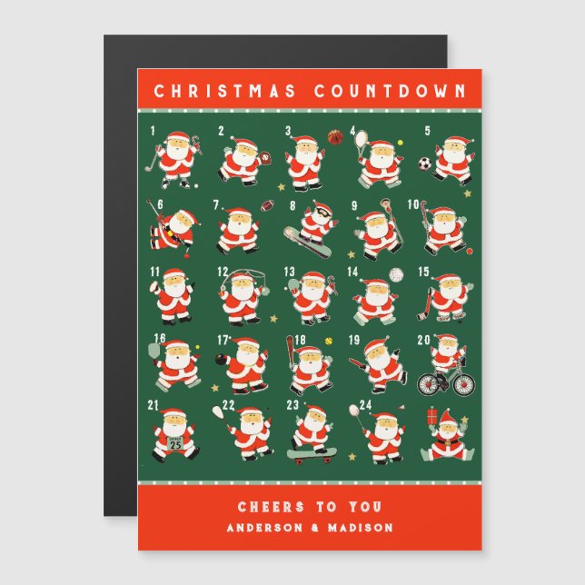 Tarjetas de regalo para Navidades aficionados al d (Anverso/Reverso)